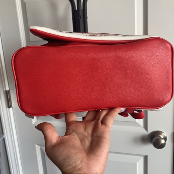 💯 AUTHENTIC Barbara Rihl red leather backpack - Picture 5 of 14